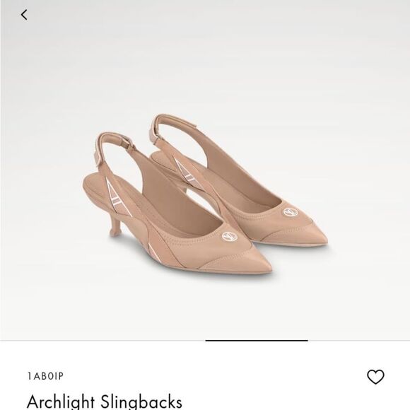 Louis Vuitton Archlight Slingbacks - Nude - Picture 6 of 6
